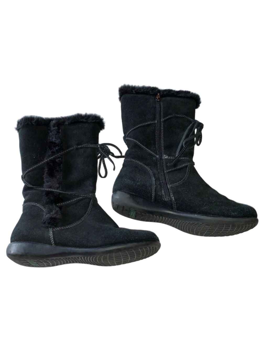 Women's Aquatherm by Santana Black Waterproof Winter Boots Size 8